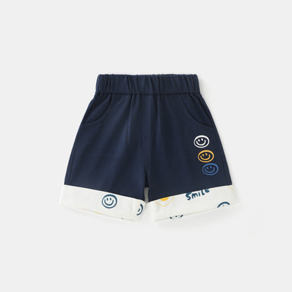 Smiling Fried Egg Short Sleeve Suit Boy