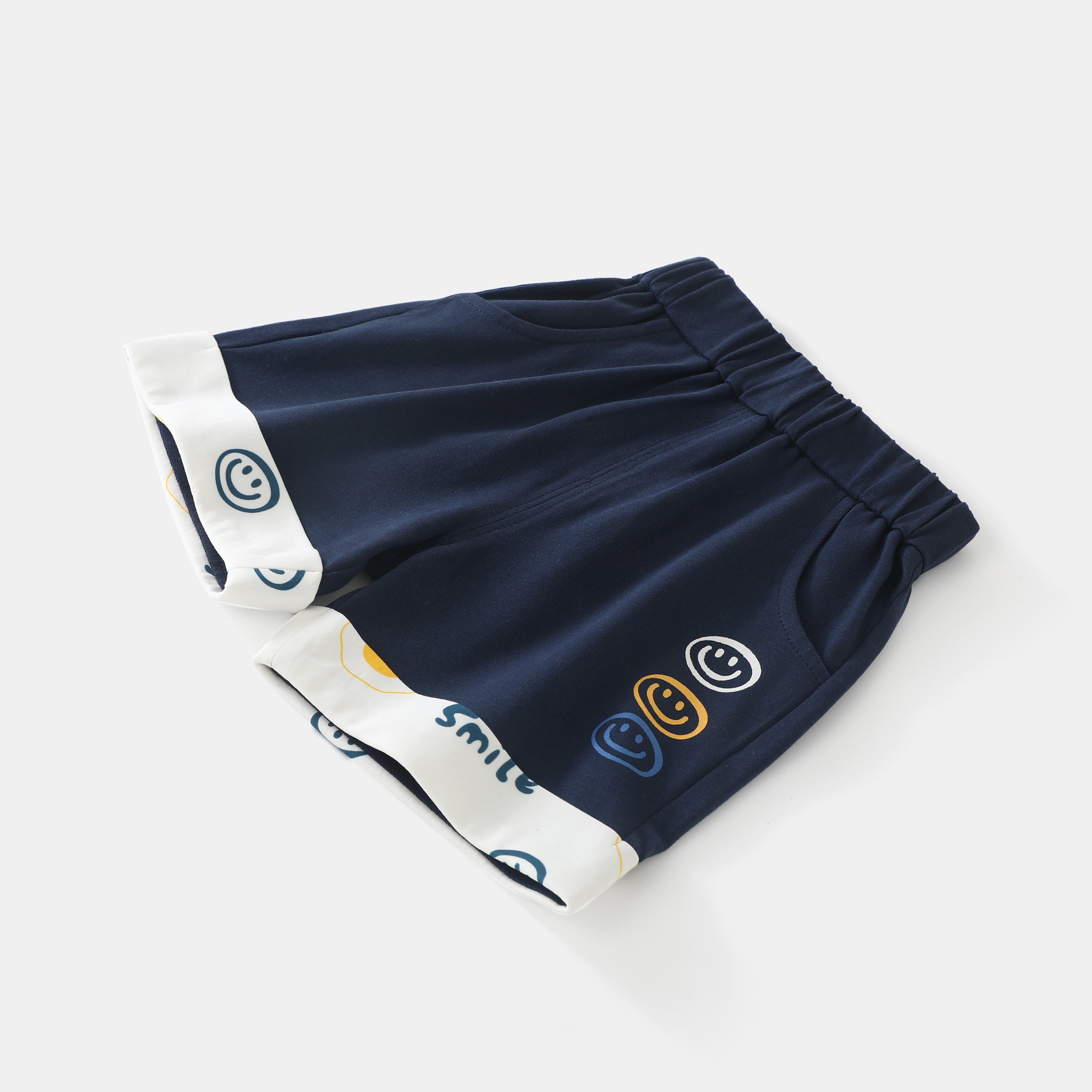 Smiling Fried Egg Short Sleeve Suit Boy