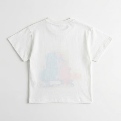 Playful Graphic T-shirt Suit Blue Boy