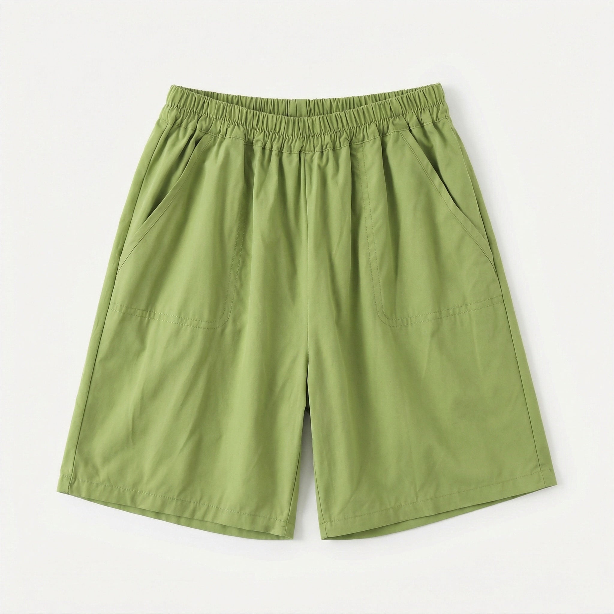 Playful Graphic T-shirt Suit Green Boy