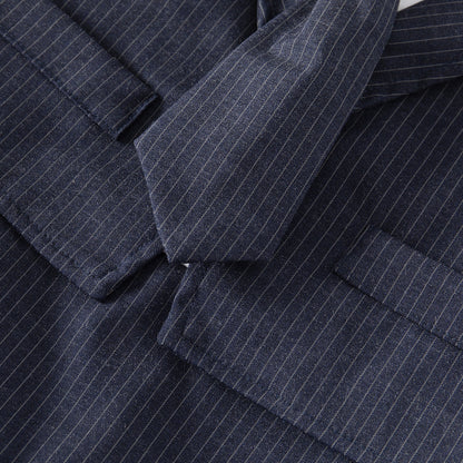 Stripe Faux Two-piece Vest Gentleman Jumpsuit For Party Boy