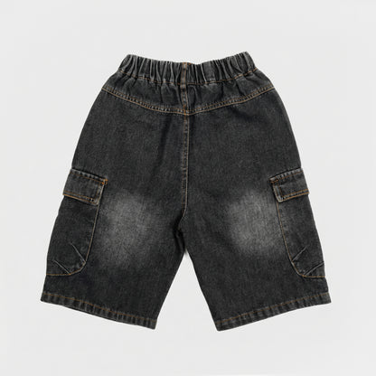 Double Side Pocket Denim Denim Black Boy