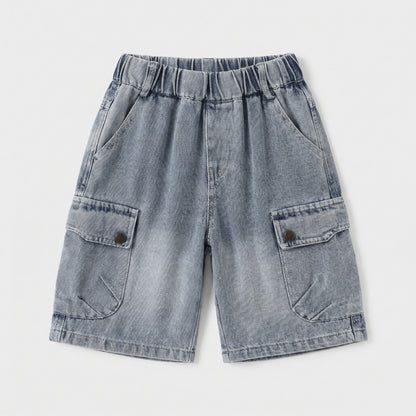 Double Side Pocket Denim Denim Blue Boy