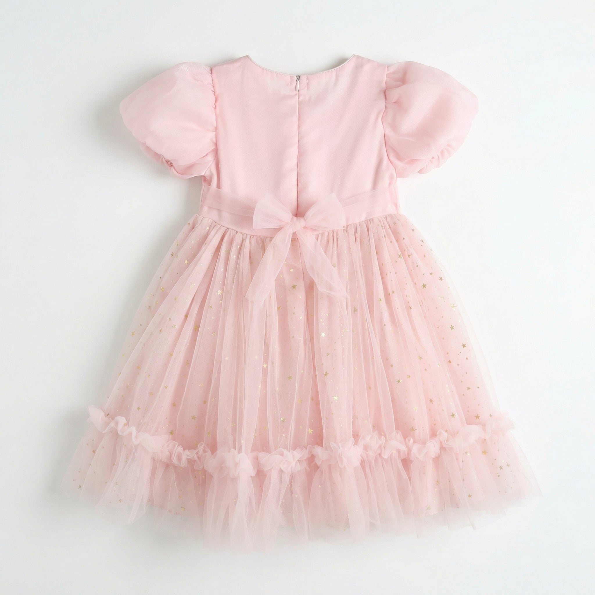 Lace Floral Tulle Dress Pink For Party Girl