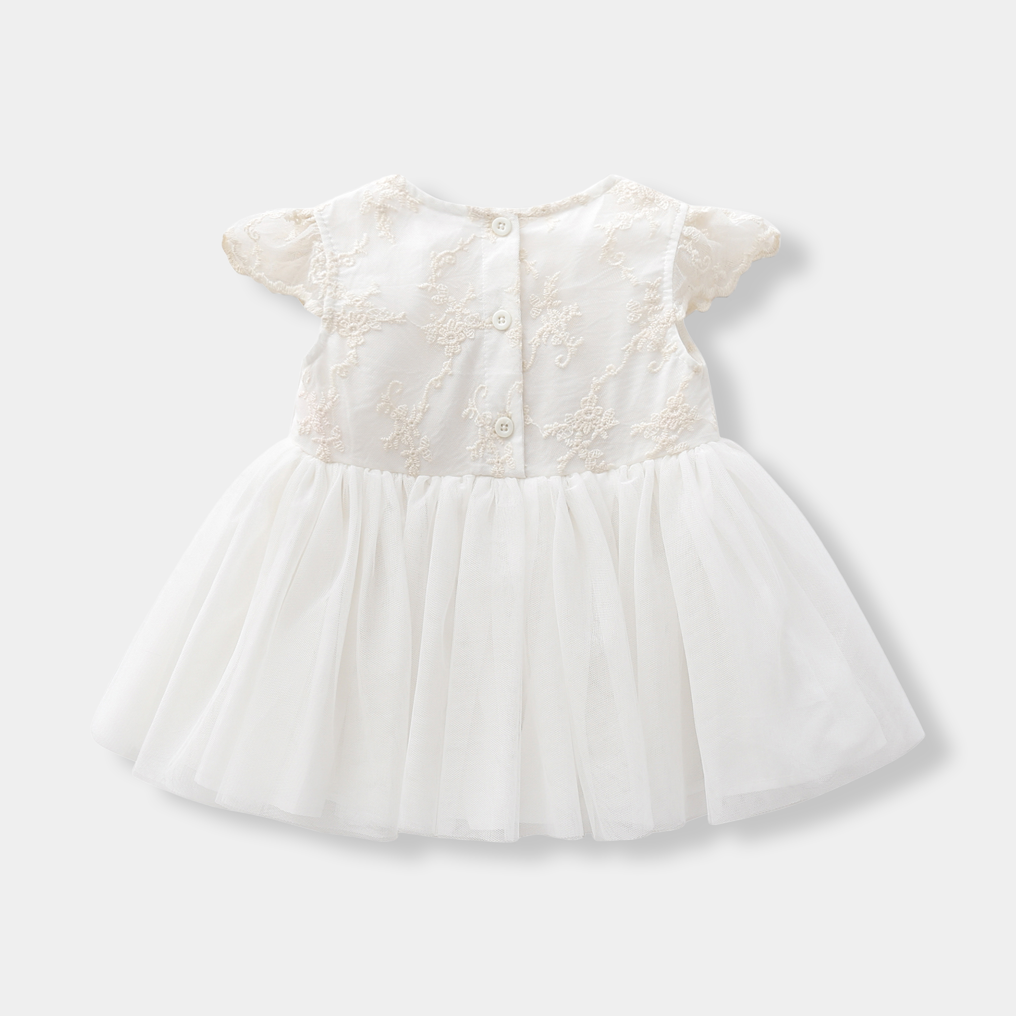 Chinese Style Lace Tulle Dress Girl