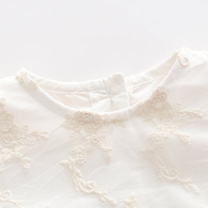 Chinese Style Lace Tulle Dress Girl