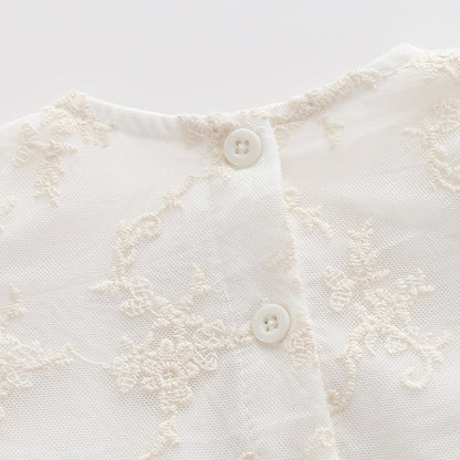 Chinese Style Lace Tulle Dress Girl