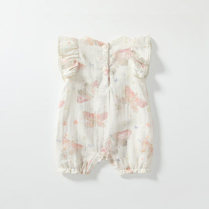 Butterfly Print Jumpsuit Girl