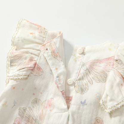 Butterfly Print Jumpsuit Girl