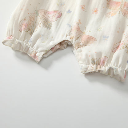 Butterfly Print Jumpsuit Girl