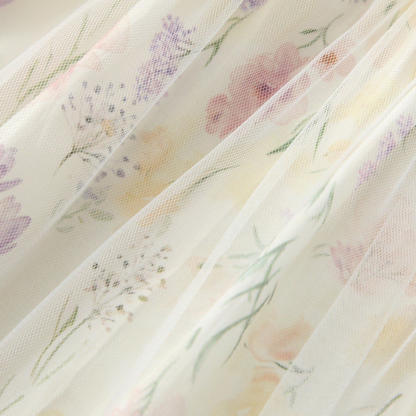 Printed Tulle Dress Girl