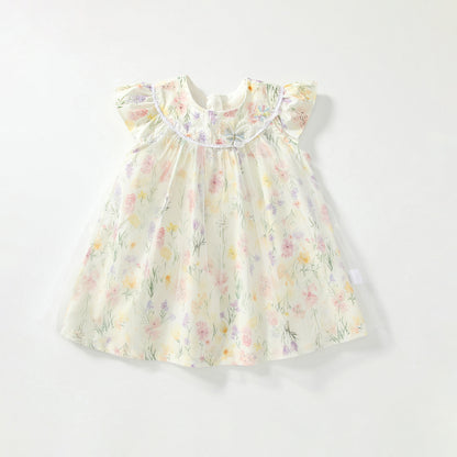 Printed Tulle Dress Girl