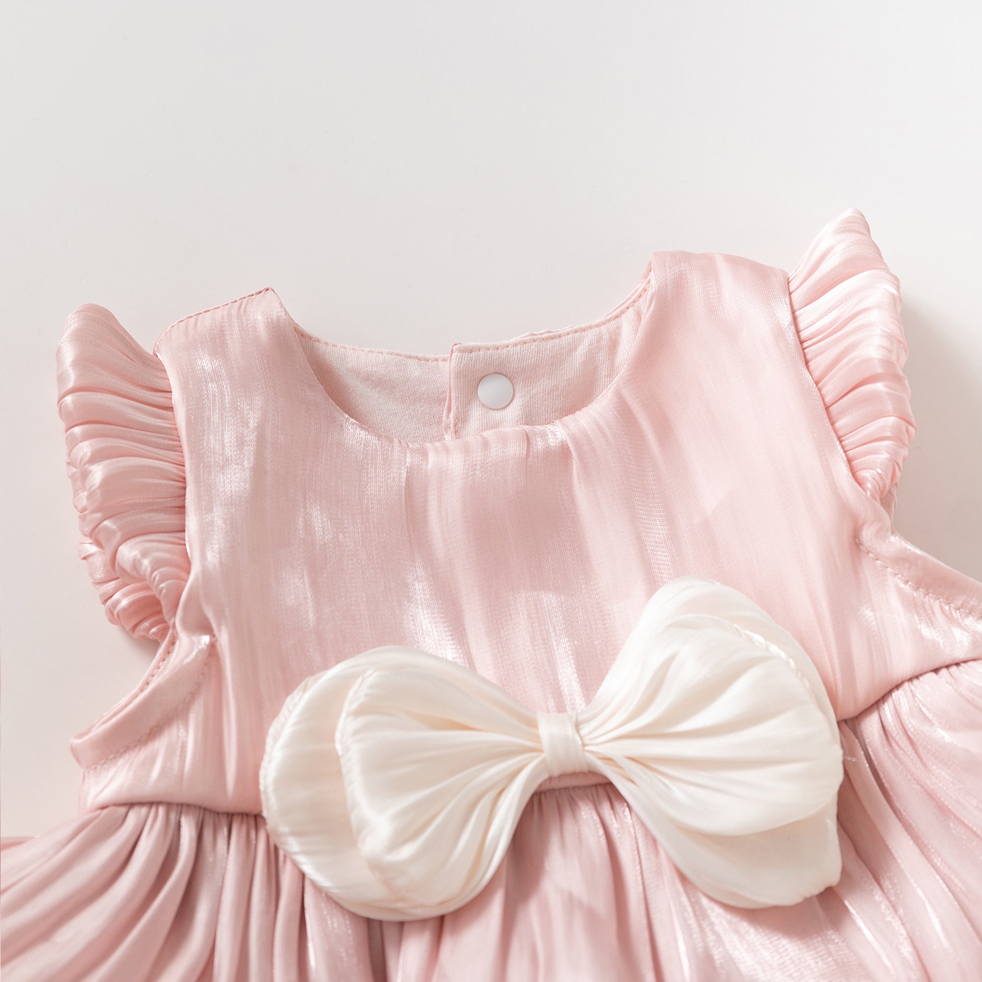 Double Layer Cloud Tulle Tiered Dress Pink For Party Girl