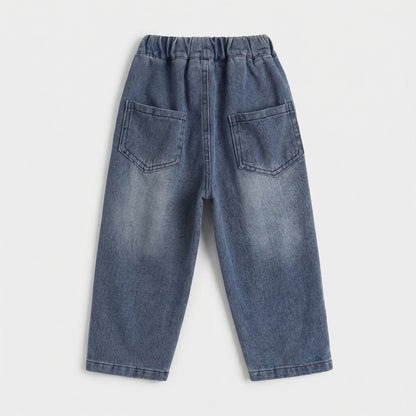 Embroidered Puppy Denim Denim Boy