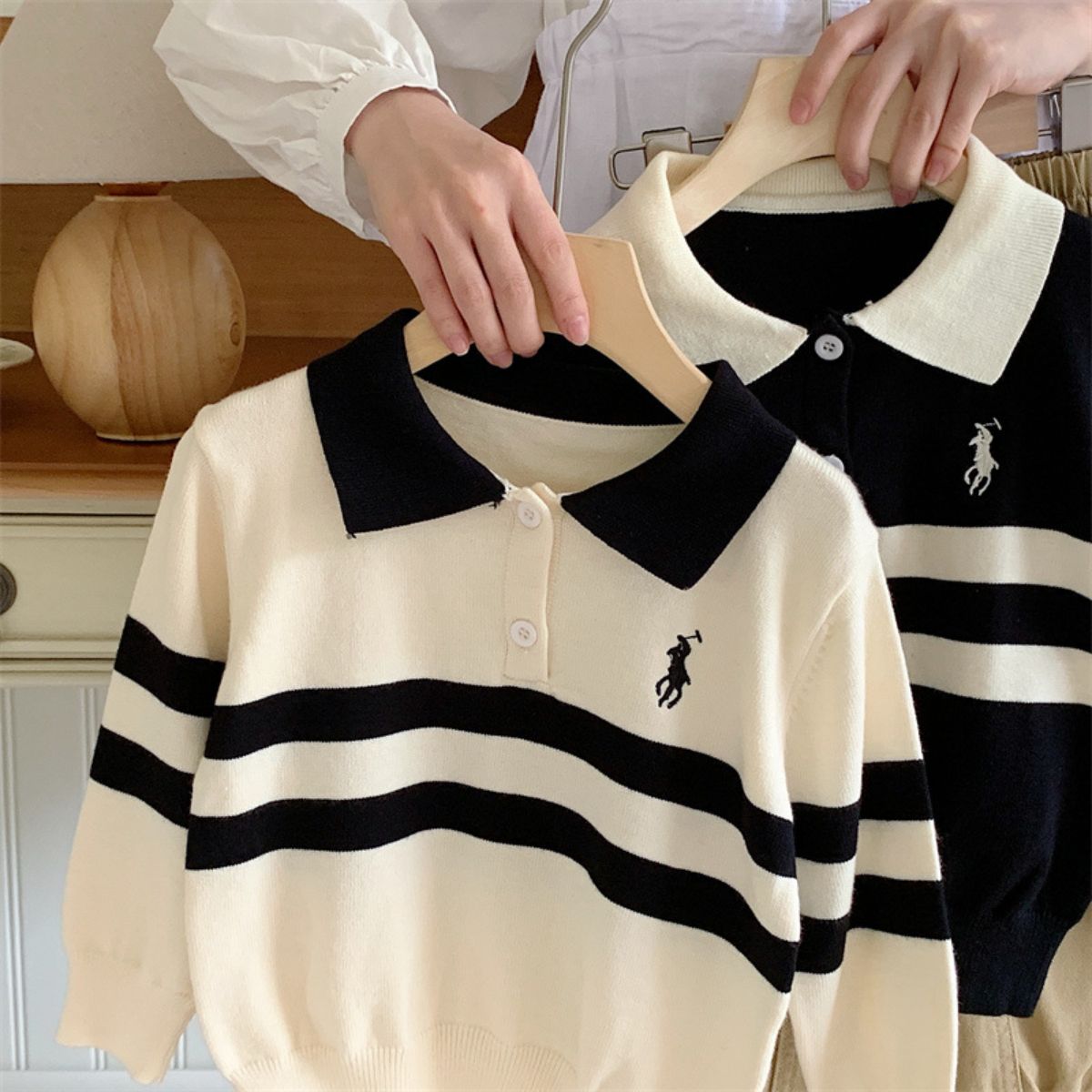 Boys Lapel Sweater