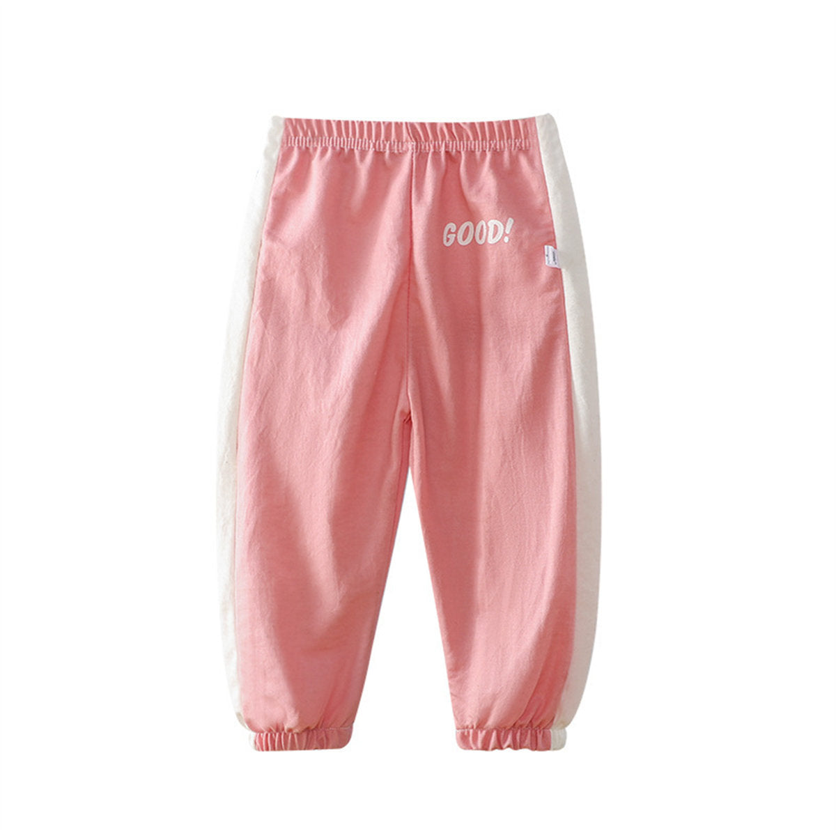 Children's ice silk striped trousers