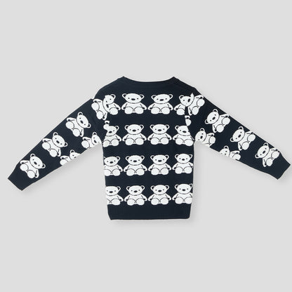 2–7 Years All-Over Print Knit Cardigan