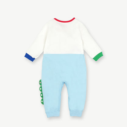 3-18 Months Cotton Faux Two-Piece Romper