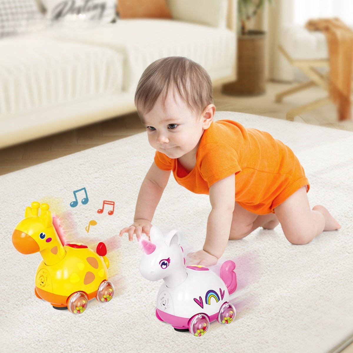 Crawling Guide Electric Toy Car