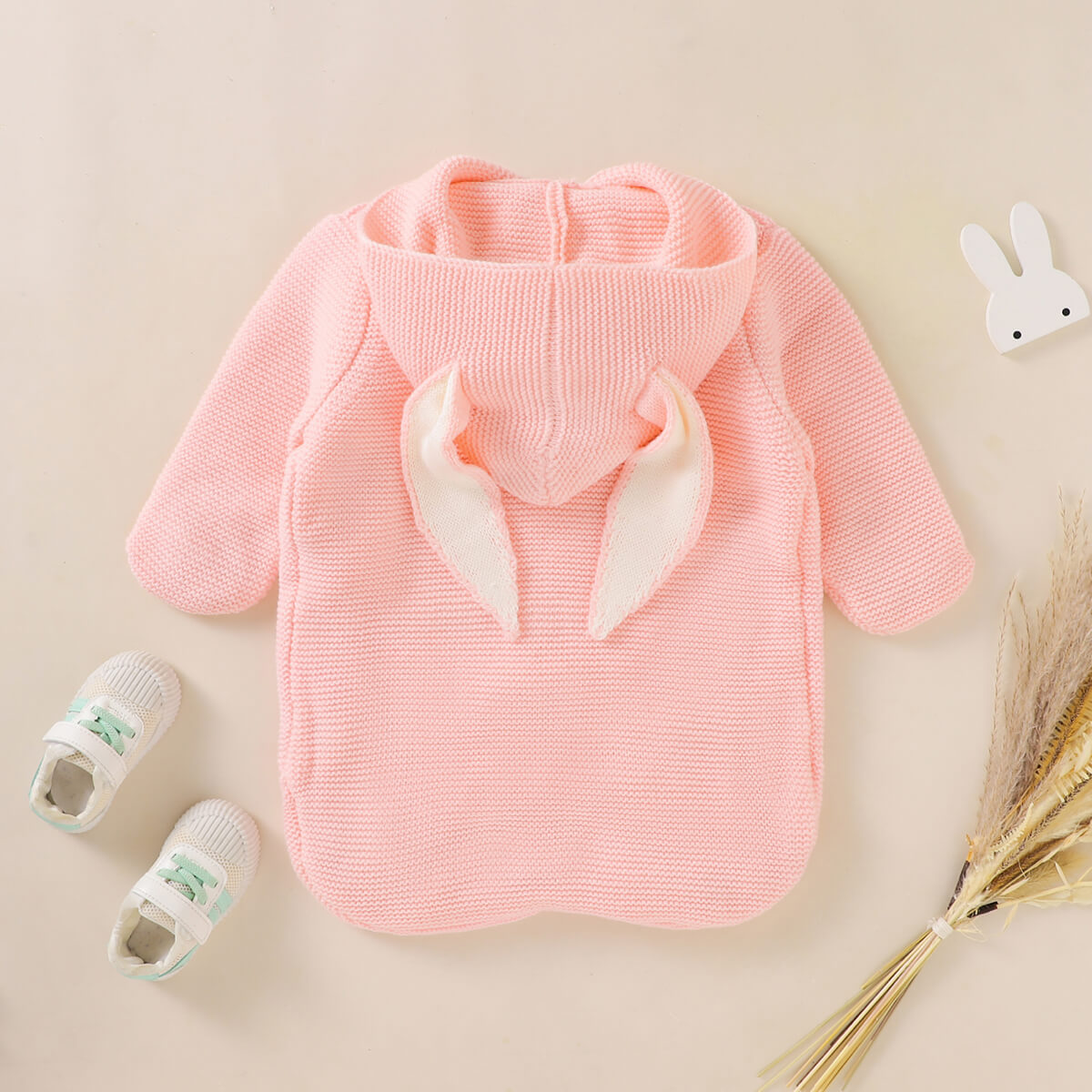 Baby Knit Bunny Sleeping Bag