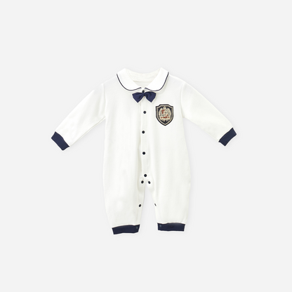 0-12 Months Preppy Style Romper
