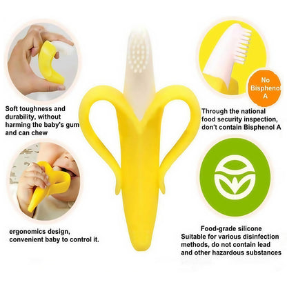 Baby Teether Silicone Molar Stick