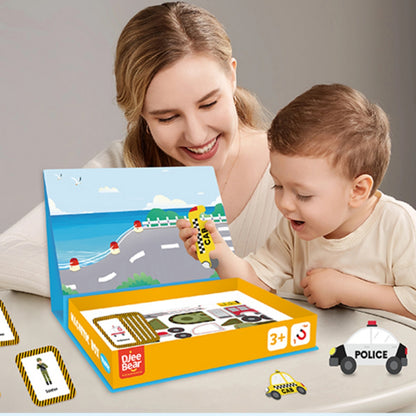 Puzzle Board Game Magnetic Box