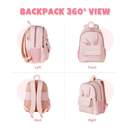 4PCS School Backpack with Lunch Bag and Pencil Case