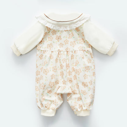 3-18 Months Cotton Double-Layer Romper