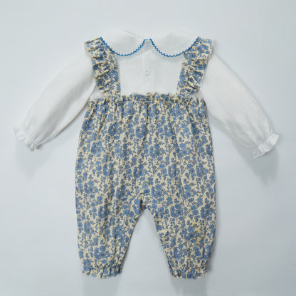 0-18 Months Cotton Fall Floral Romper