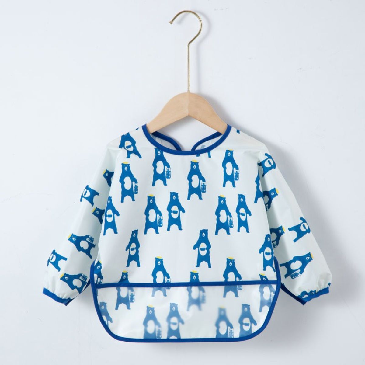 Long-Sleeve Waterproof Baby Apron