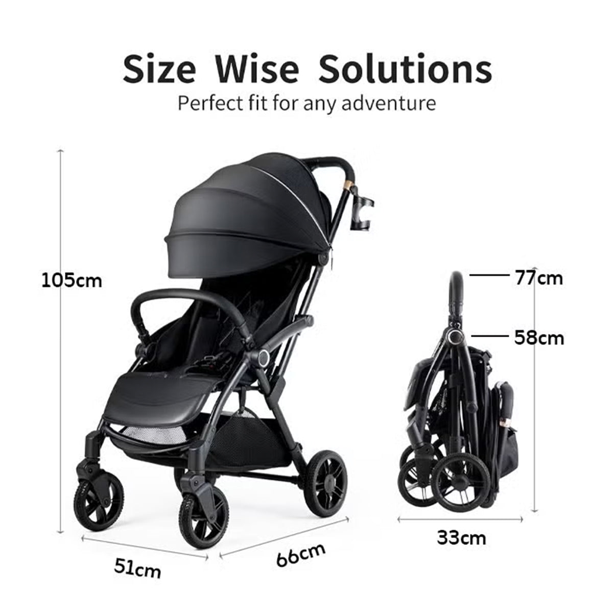 Advanced Automatic Folding Stroller