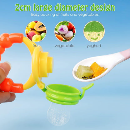 Bell Bite Bag Multi-Color Fruit Music Pacifier