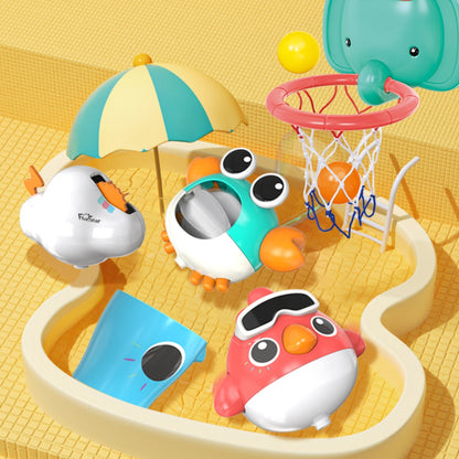 Elephant Basketball Baby Bath Toy