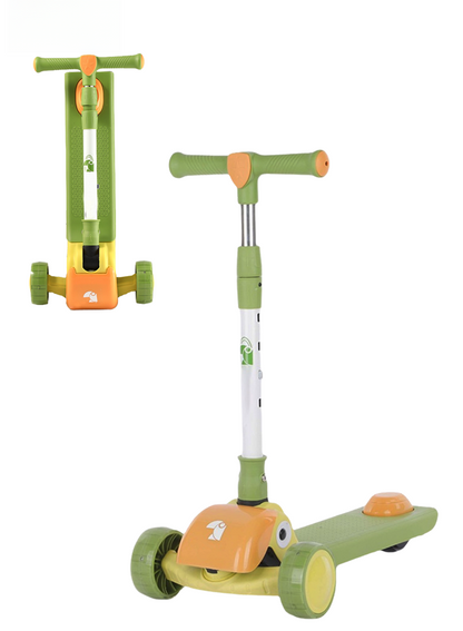 Kids Foldable 3-Wheel Scooter with LED Wheels