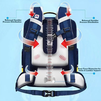 Back-Protection Large-Capacity Student Backpack