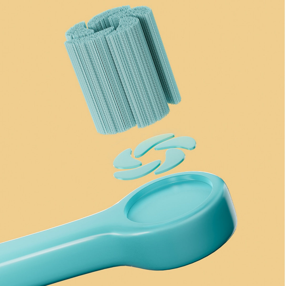 Cartoon Duck Suction Baby Toothbrush