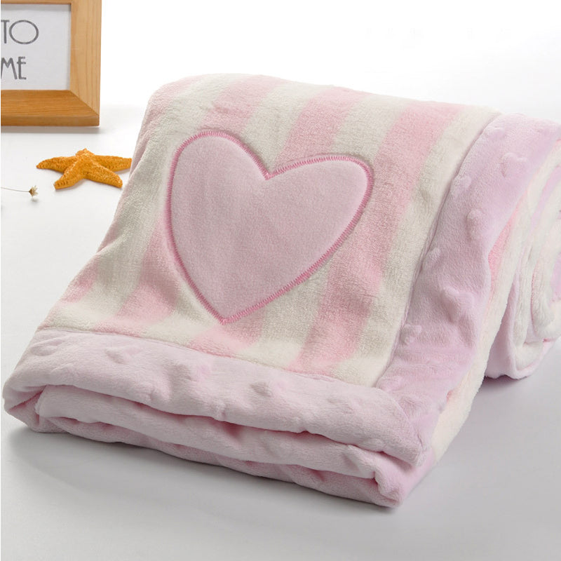 Embroidery Baby Crystal Velvet Blanket