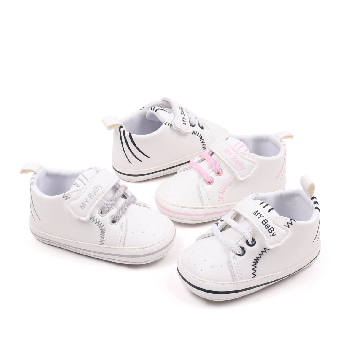 Soft sole baby shoes Velcro non-slip casual toddler shoes