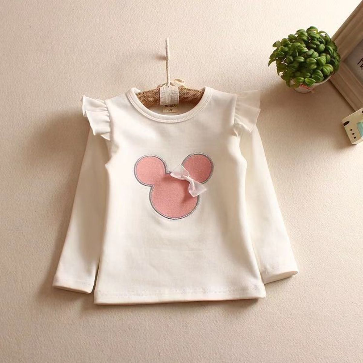 New children's clothing spring and autumn style girls long-sleeved T-shirt