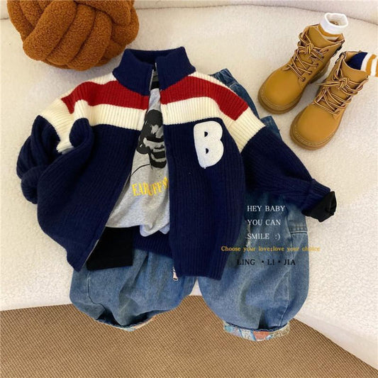 Autumn Boys Ribbed Jacket