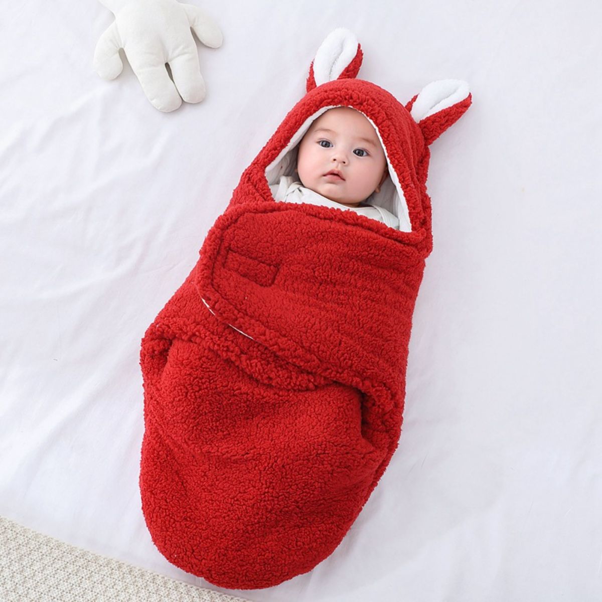 Newborn baby anti-startle sleeping bag blanket