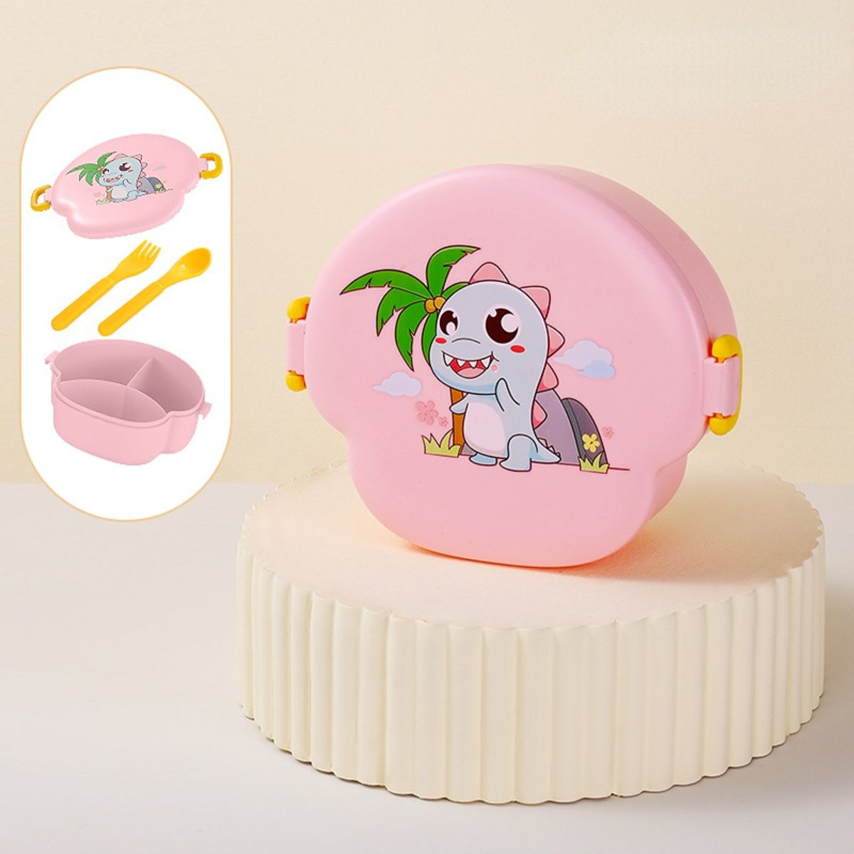 Food grade baby food lunch box children's cartoon lunch box