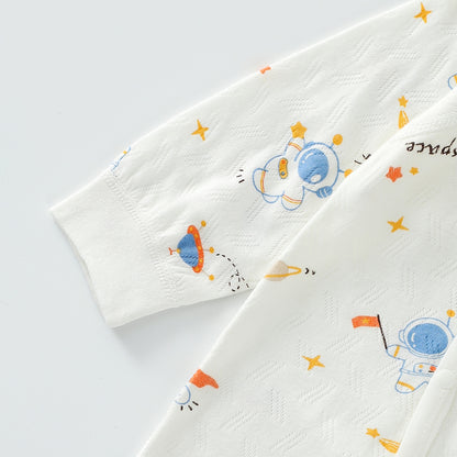 Simple Animal Print Romper