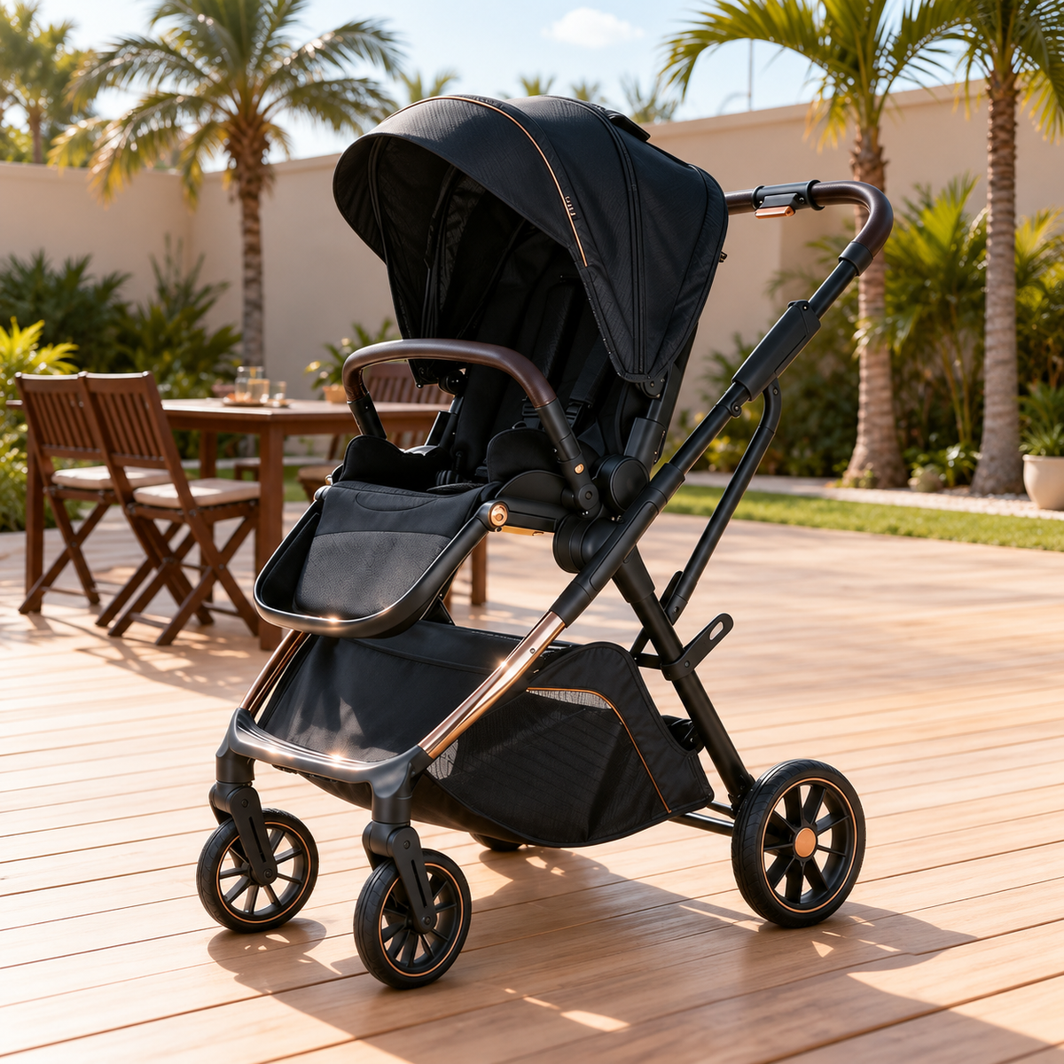 Hibobi Strato V2 | Luxury High Landscape Reversible Baby Stroller