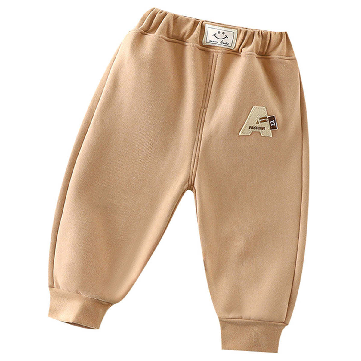 Children&#39;s sports pants, fleece pants with cuffs