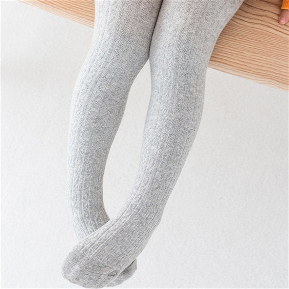 Children's solid color pantyhose