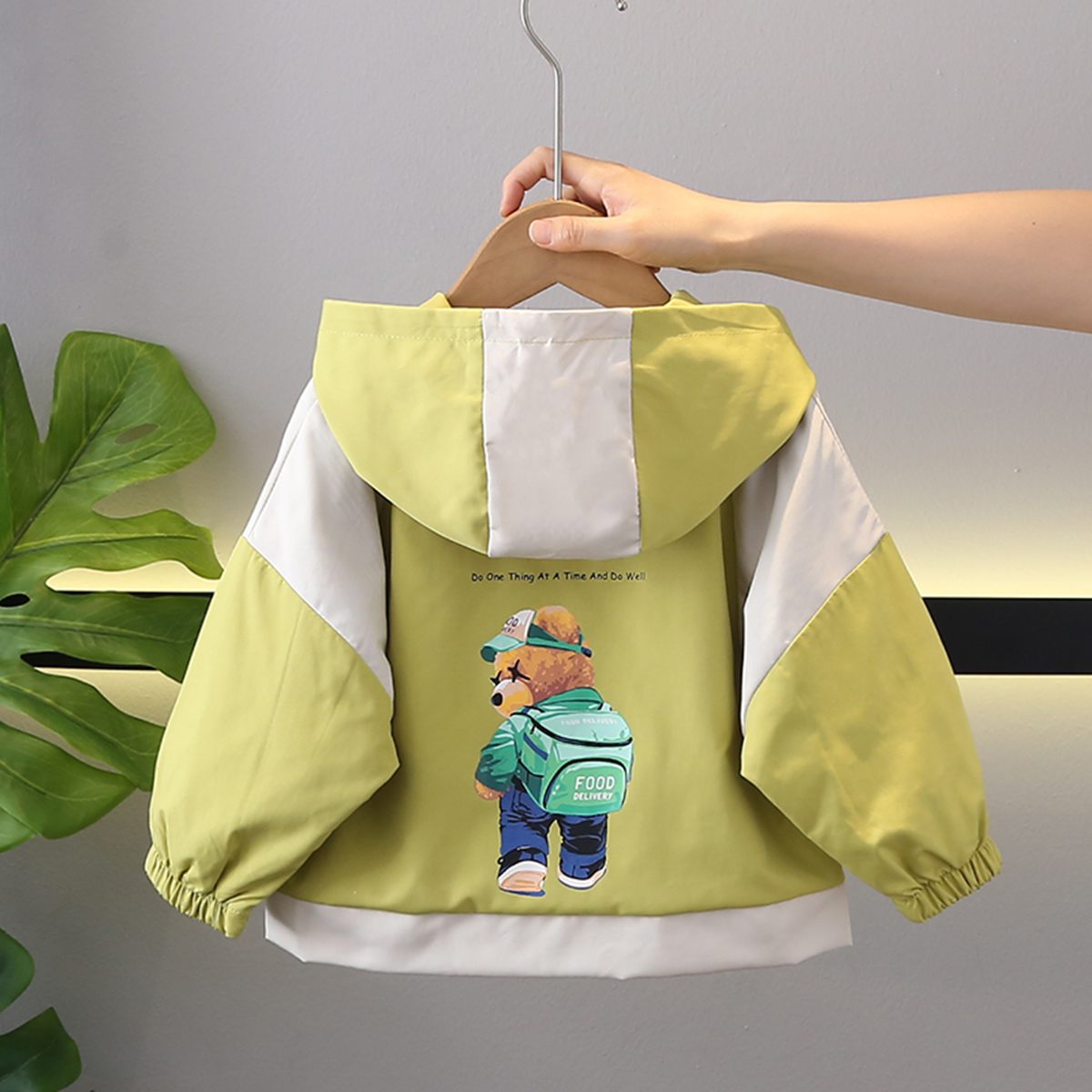 Children's clothing cartoon hooded jacket boy baby autumn clothing 2024 new