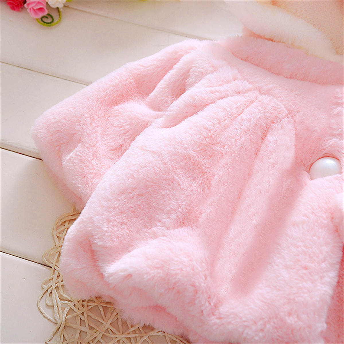 Baby girl winter cape cloak coat two color shawl