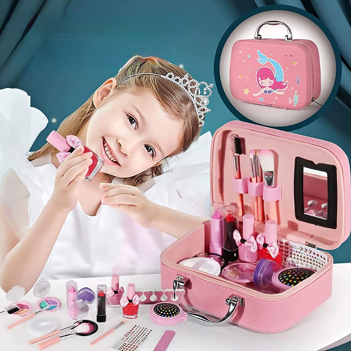 Girls Makeup Toy Set